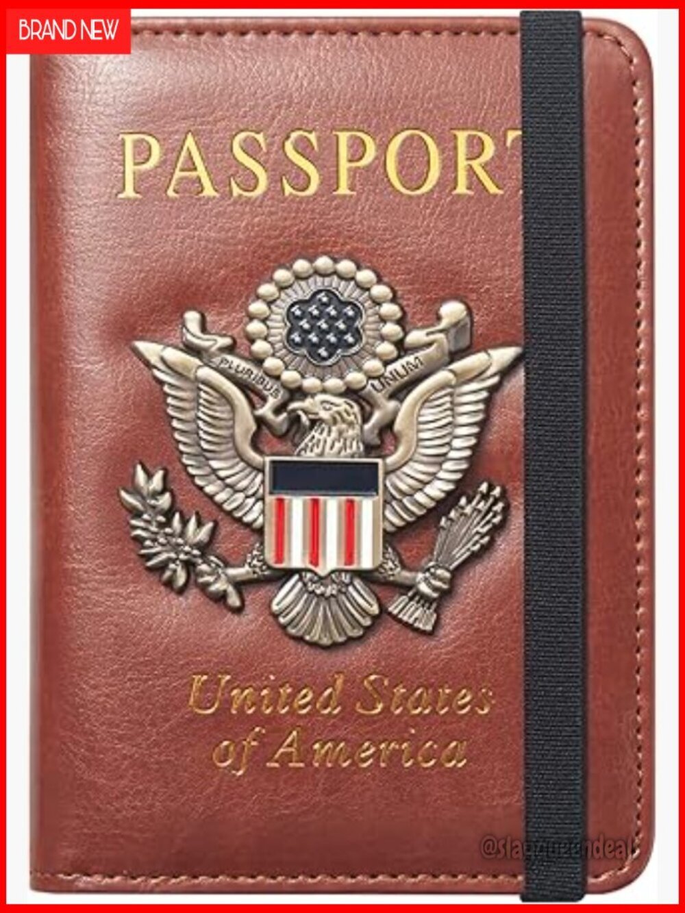 RFID Blocking Passport Wallet Slim Travel Organizer with Card Slots